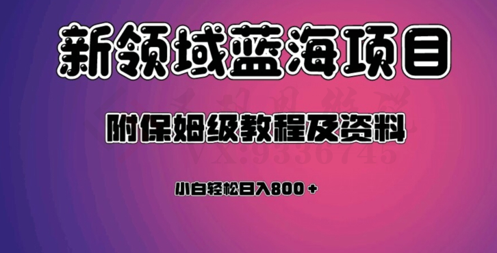 虚拟资源蓝海领域新项目，轻松日入800＋，附保姆级教程及资料-圣矾创业博客